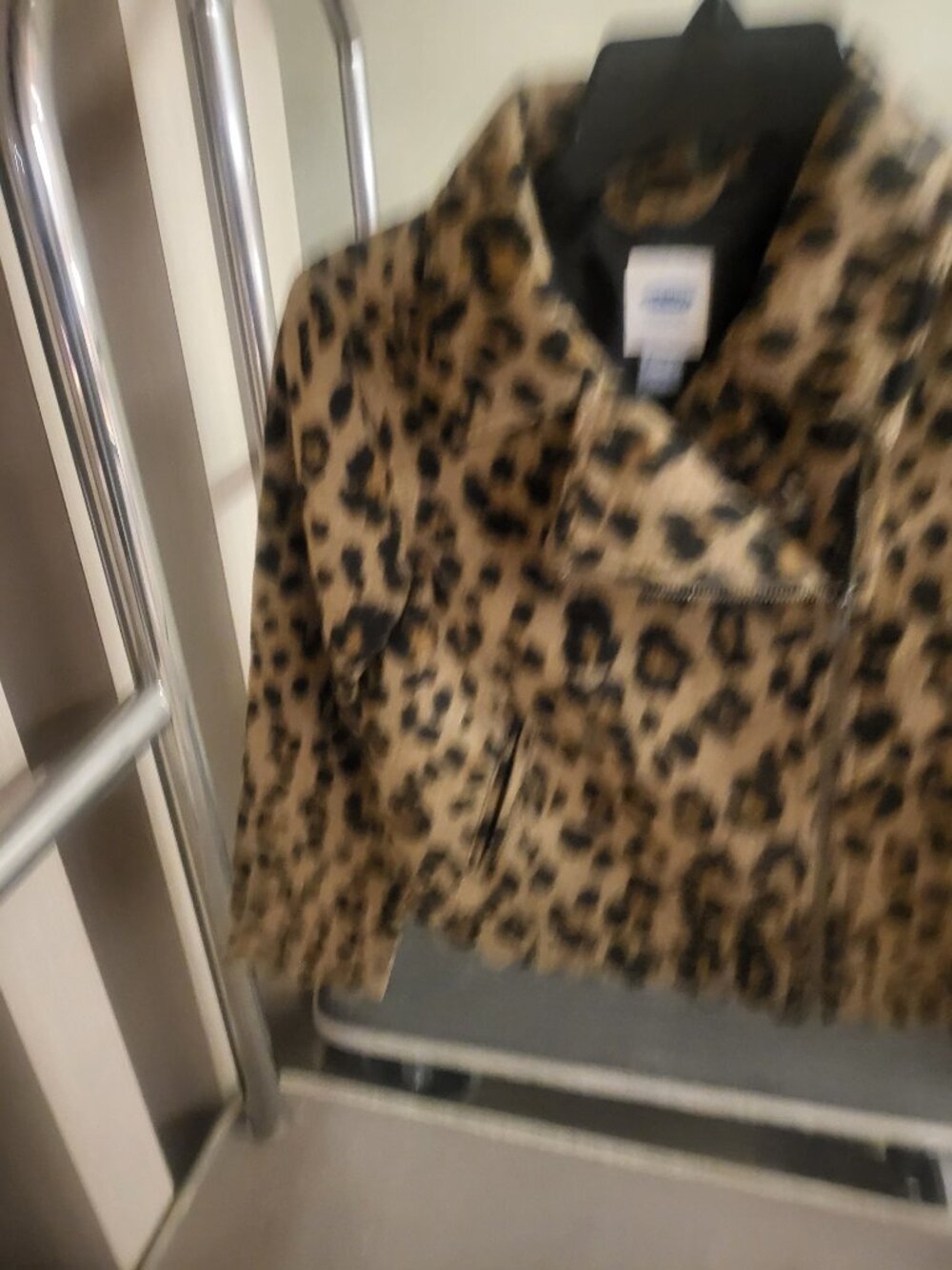 Vintage Old Navy Animal Print Motorcycle Jacket - Picture 2 of 15